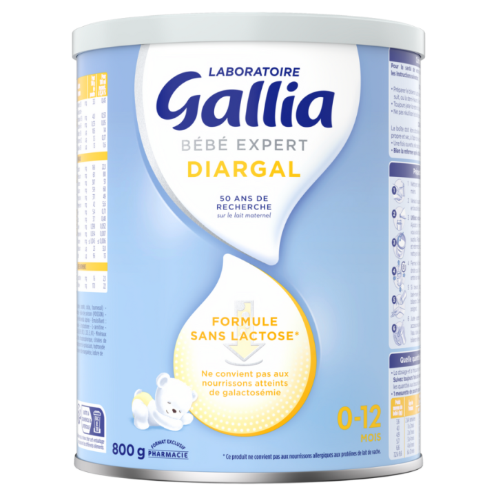 Baby Expert Diargal laktosefreie Formel Gallia - 800g Dose