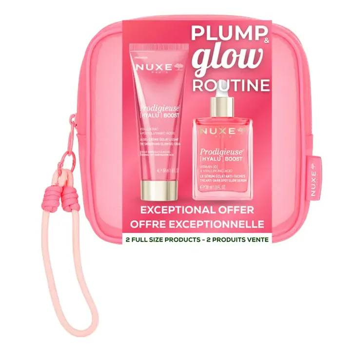 Prodigieuse Tasche Plump&Glow Routine Nuxe - Tasche mit 2 Produkten