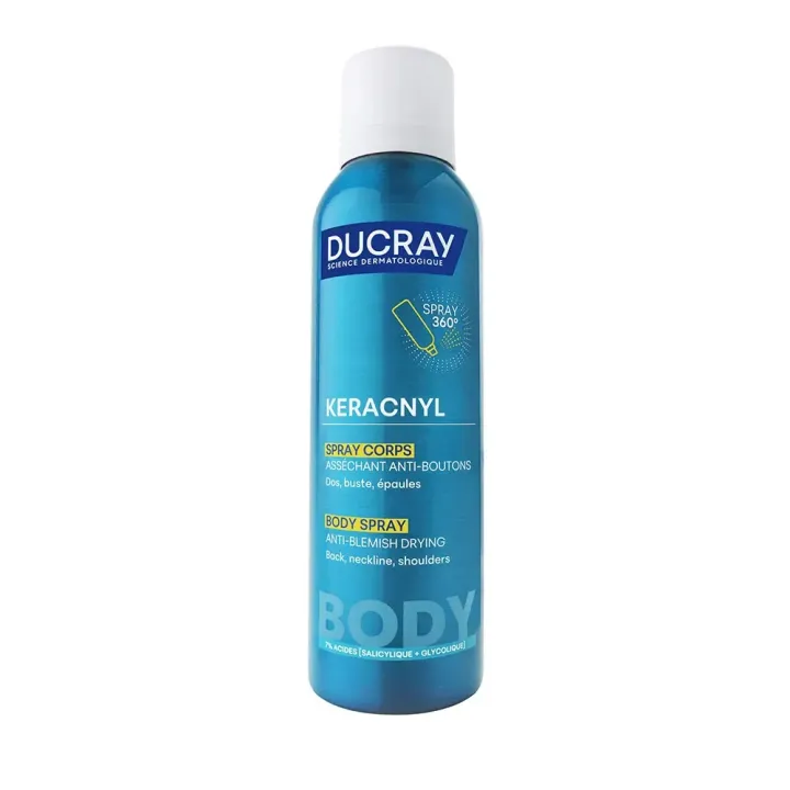 Keracnyl Körper trocknendes Anti-Pickel-Spray Ducray - Spray von 150 ml