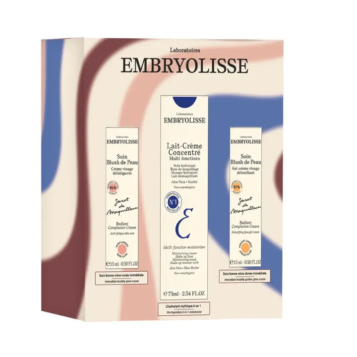 Cremelotion und Blush Set von Embryolisse - Set mit 3 Produkten
