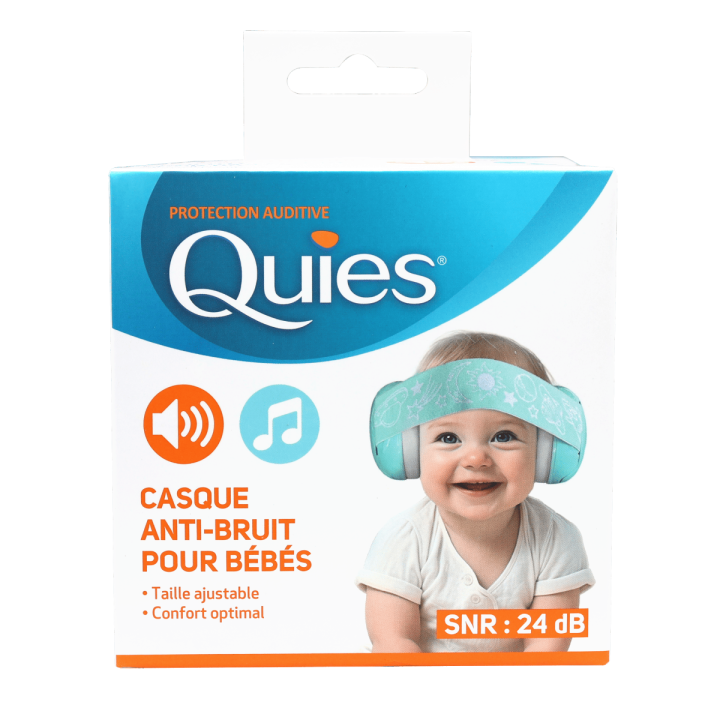 Geräuschunterdrückende Kopfhörer für Babys Quies - ein Kopfhörer