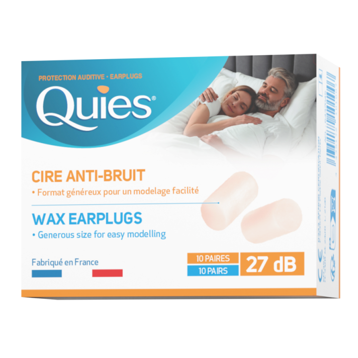 Geräuschdämmende Ohrstöpsel Quies - 10 Paare