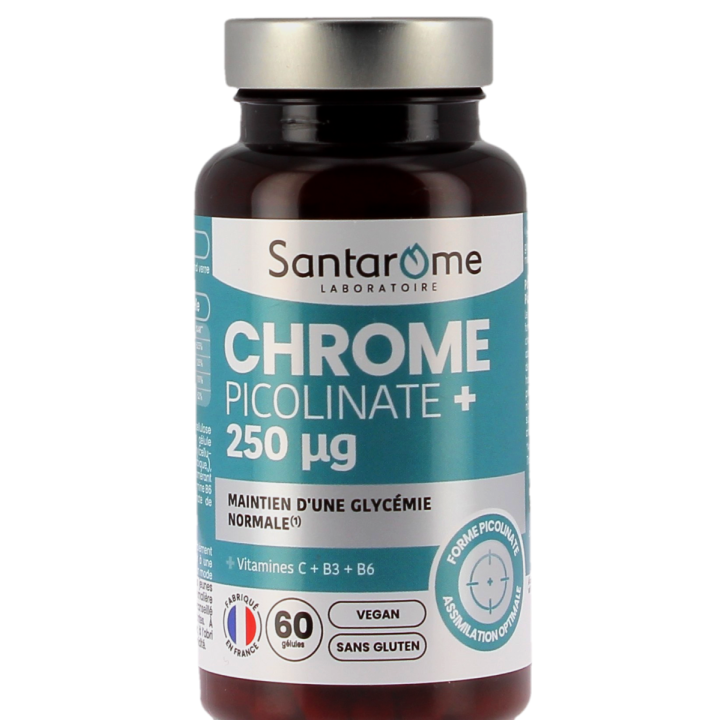 Chrome Picolinate+ 250µg Santarome - 60 Kapseln
