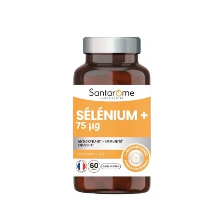 Selen+ 75 µg Santarome - Dose von 60 Kapseln
