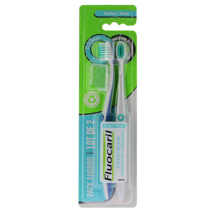 Mundpflegebürsten mit mittlerer Interdentalpräzision Fluocaril
