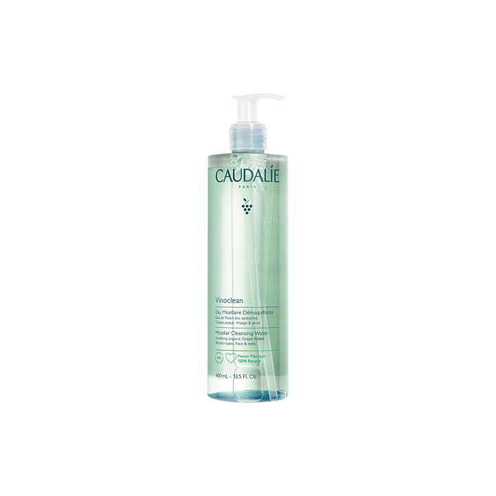 Vinoclean Traubenkern-Mizellenwasser von Caudalie - Pumpflasche mit 400ml