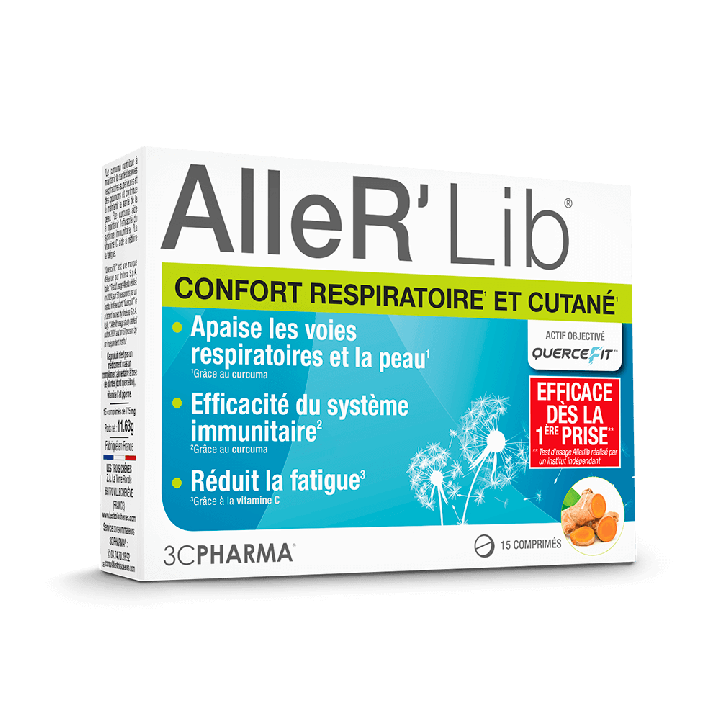 AlleR'Lib Atem- und Hautkomfort 3C Pharma - Packung mit 15 Tabletten