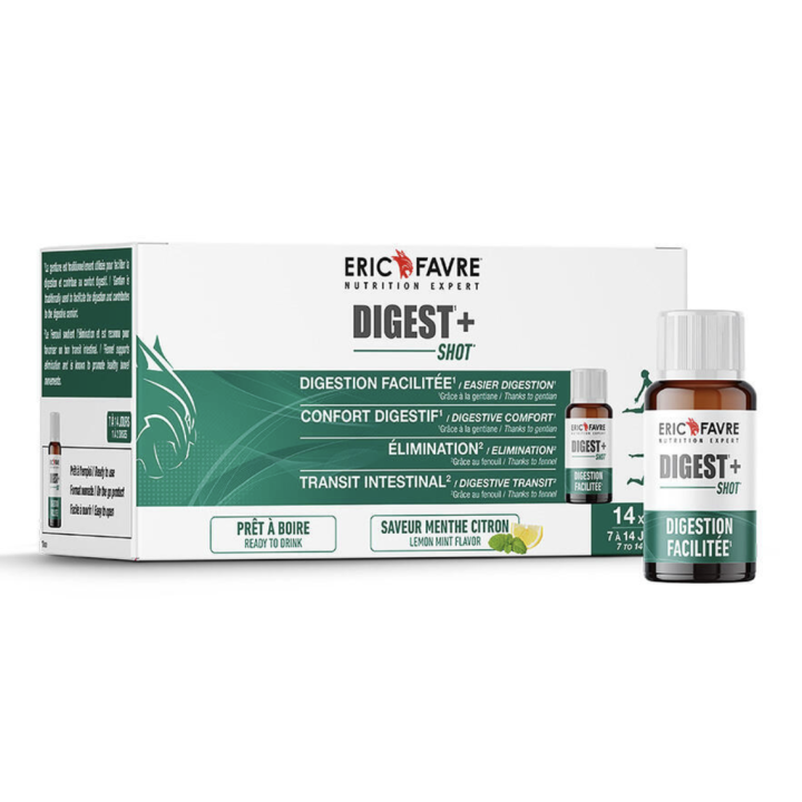 Digest+ Shot digestion Éric Favre - boîte de 14 shots