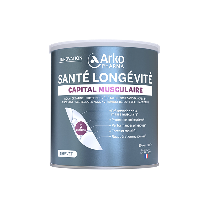Gesundheit Langlebigkeit Muskelkapital Arkopharma - Dose mit 300g