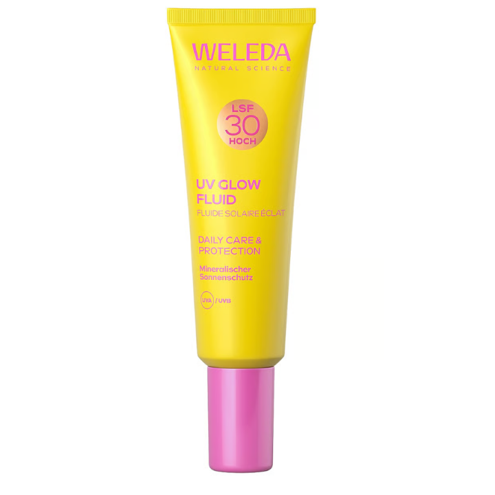 Sonnenschutzfluid Glow SPF30 Weleda - Tube mit 30ml