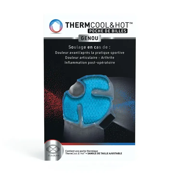 Thermocool&hot Kniesäckchen Bausch lomb - Säckchen mit Kügelchen 37,5x25,5cm