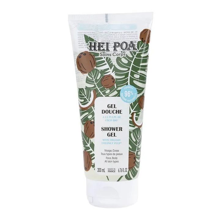 Bio-Kokosnuss-Duschgel Hei Poa - 200ml Tube