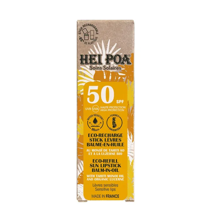 Sonnenlippenbalsam Monoï Hei Poa - Nachfüllpackung 4g