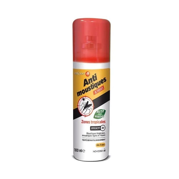 Experte 1.2.3 Insektenschutzspray gegen Mücken und Zecken für tropische Zonen Novodex