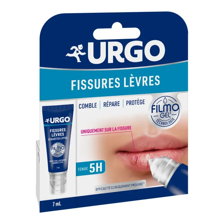 Filmogel Rissige Lippen Urgo - Tube mit 7 ml