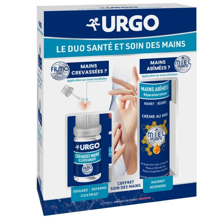 Das Duo Gesundheit und Handpflege Urgo - Set mit 2 Produkten