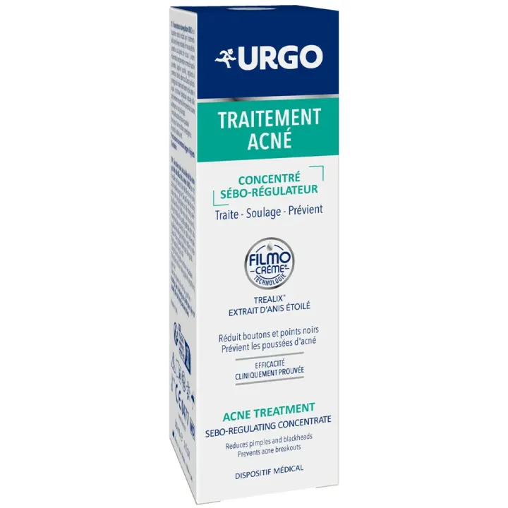 Aknebehandlung konzentrierter seboregulierender Urgo - Pumpflasche 30ml