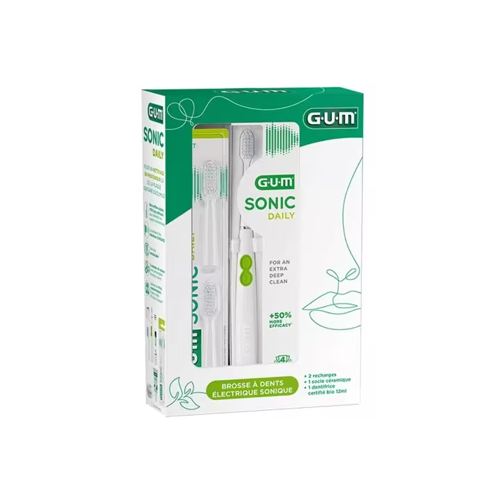 Sonic daily elektrische Schallzahnbürste Gum - 4 Produkte