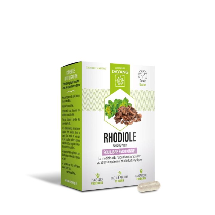 Rhodiole safran équilibre émotionnel Dayang - 30 gélules