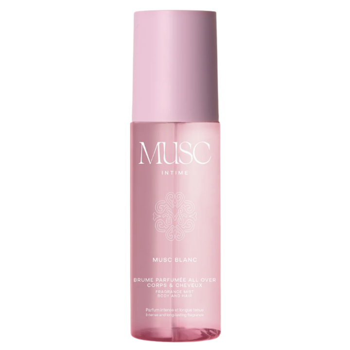 Körper- und Haarspray Weißer Moschus von Musc Intime - Flasche mit 100 ml