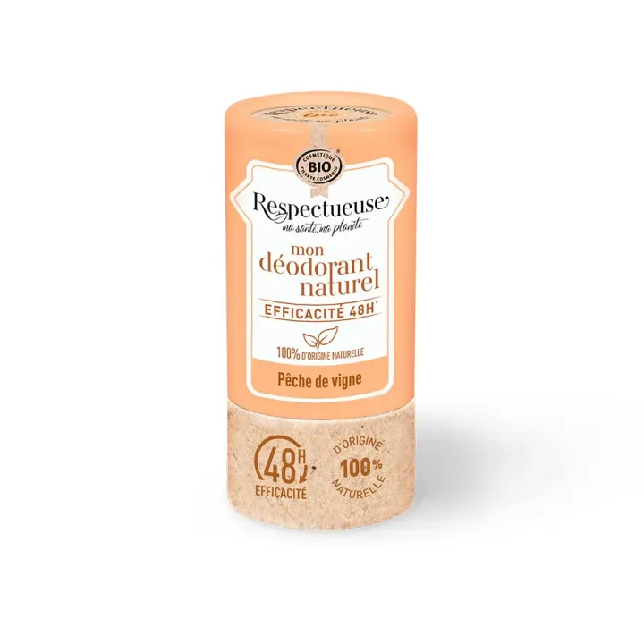 Mein natürlicher Pfirsichdeodorant von Respectueuse - Roll-on 50g