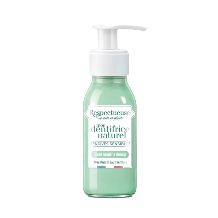 Mein natürlicher Zahnpasta für empfindliches Zahnfleisch Respectueuse - Pumpflasche mit 80 ml