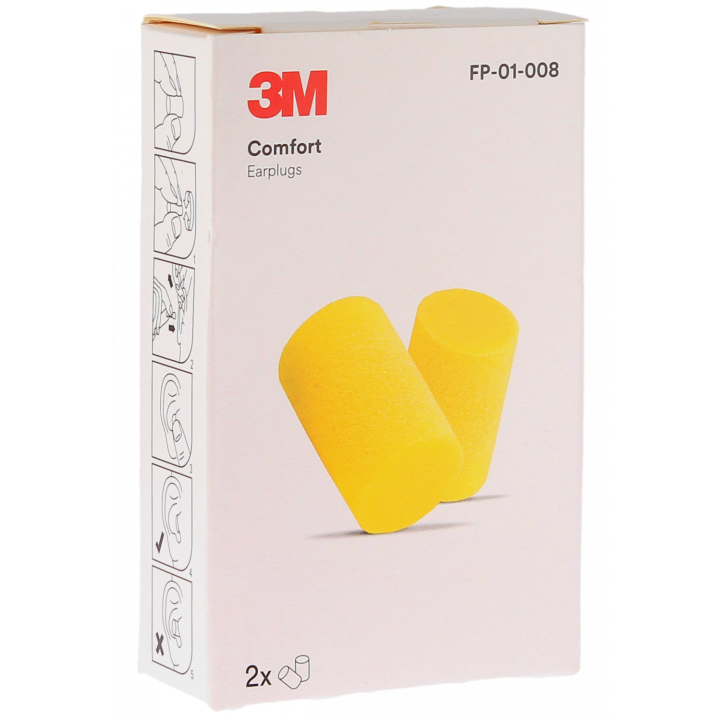 3M EAR classic Ohrstöpsel - Packung mit 4 Ohrstöpseln
