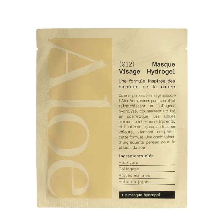 Maske für das Gesicht Hydrogel Aloe Paris - eine Maske