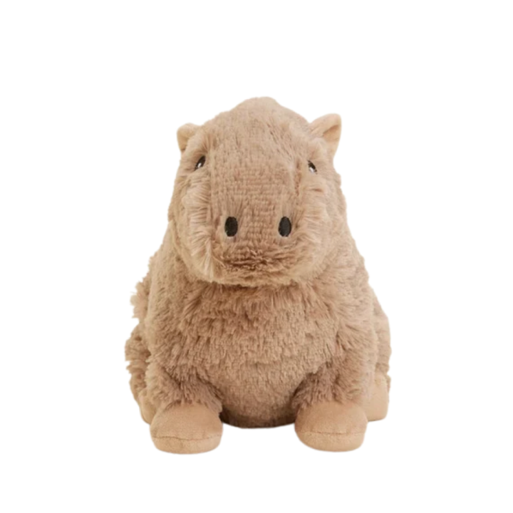 Gemütliches, abnehmbares Wärmekissen Warmies Capybara Soframar - 1 Wärmekissen von 30 cm