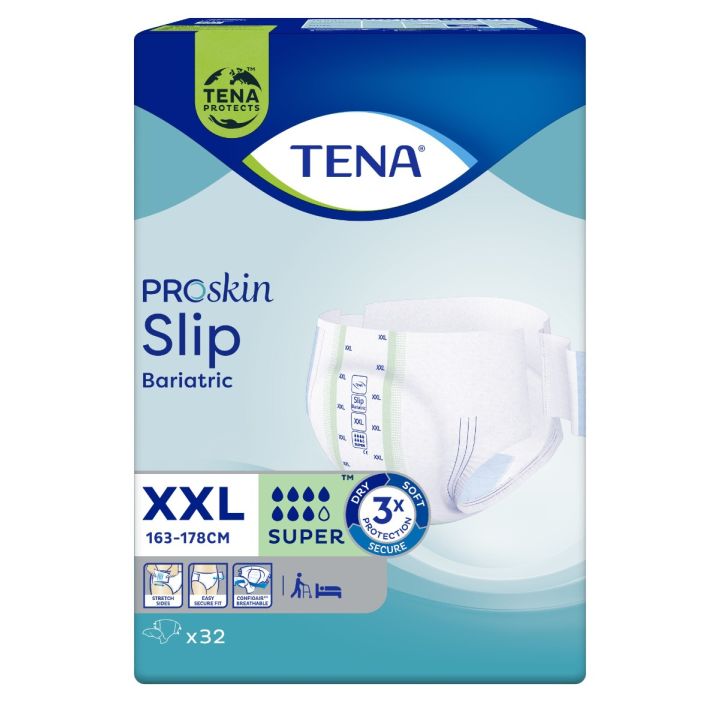 ProSkin bariatrische Slips Größe XXL Tena - Packung mit 32 Schutzvorrichtungen