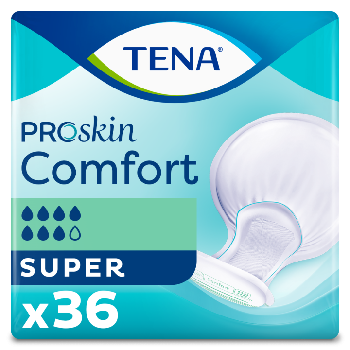 ProSkin Comfort Super anatomische Einlagen Tena - Packung mit 36 Einlagen
