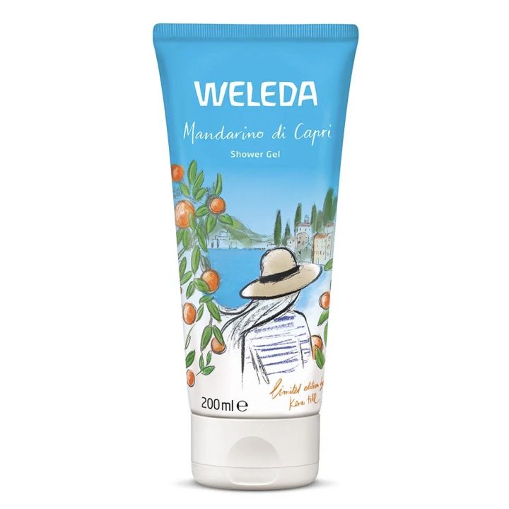 Duschcreme Mandarino di Capri Sonnige Mandarine Weleda - Tube mit 200ml