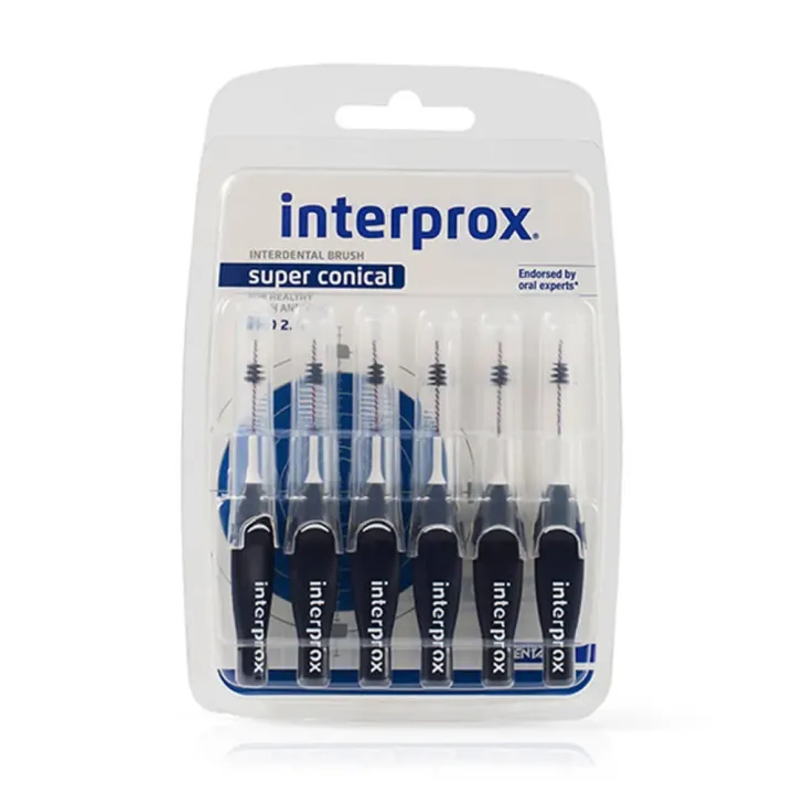 Super konische Interdentalbürsten interprox 2,0 mm Crinex - 6 Bürsten