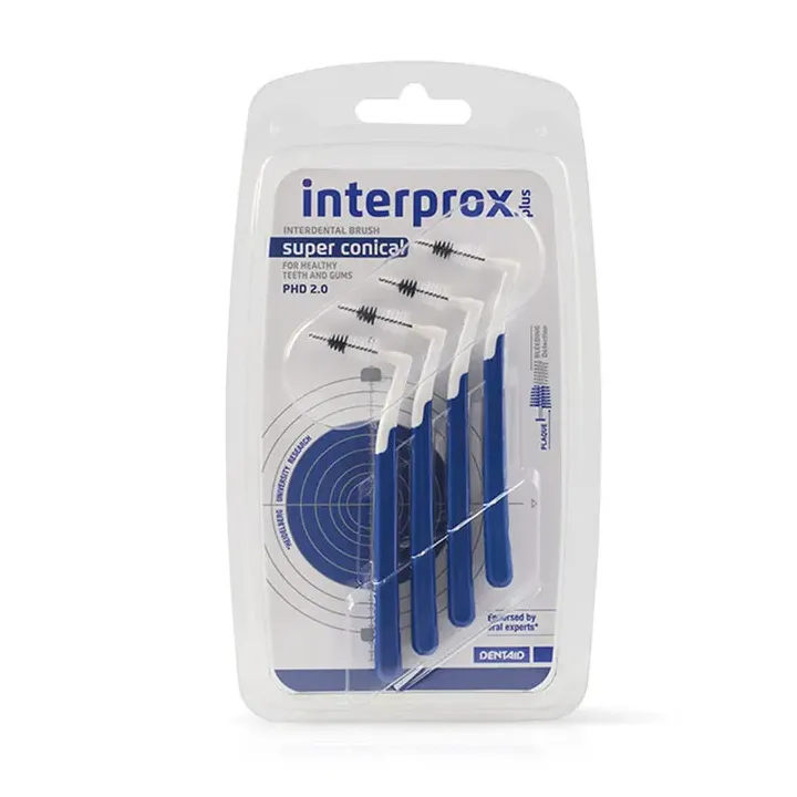Interdentalbürsten Interprox super konisch dunkelblau Crinex - 4 Bürsten
