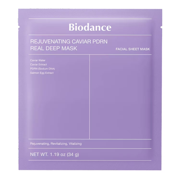 Tiefenregenerierende Maske mit Kaviar & PDRN Biodance - Beutel mit 1 Maske