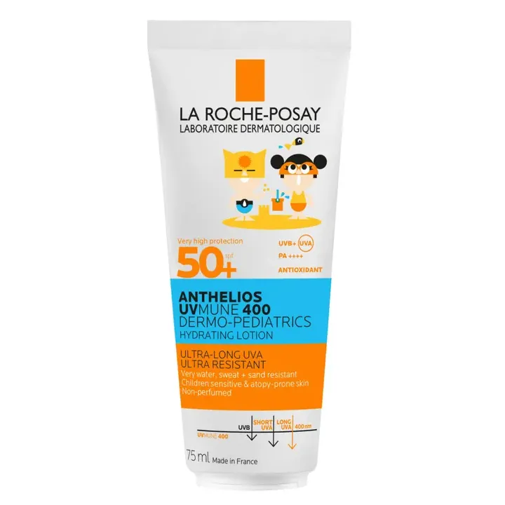 Anthelios UVMune 400 Dermo-Pädiatrie Feuchtigkeitsmilch SPF50+ La Roche-Posay - Tube mit 75 ml