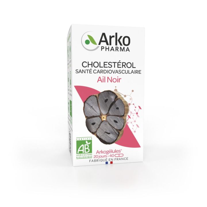 Arkogélules Schwarzer Knoblauch Bio Arkopharma - Packung mit 40 Kapseln