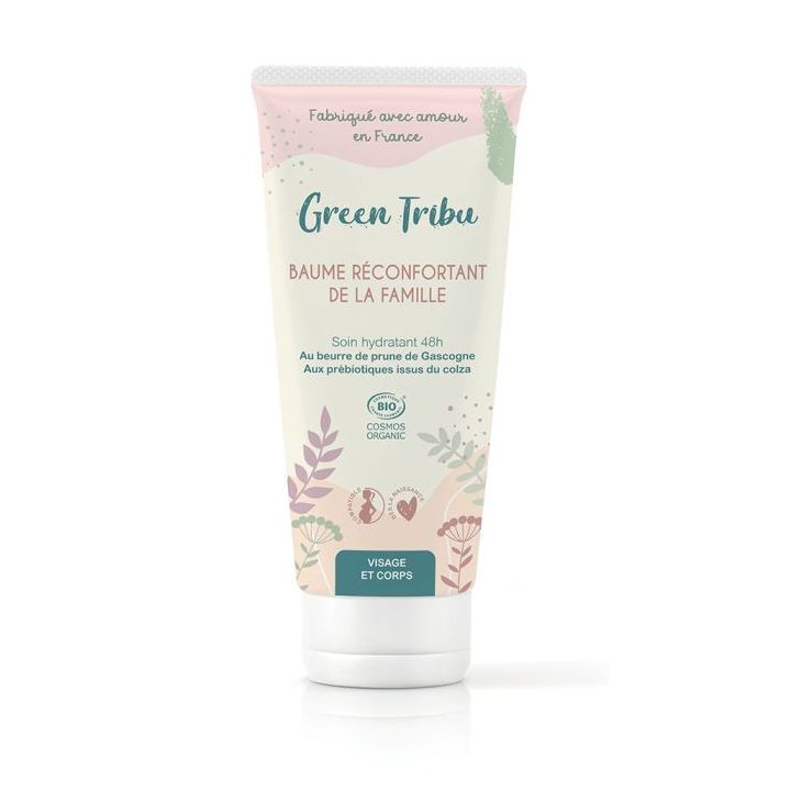 Beruhigender Balsam aus der Bio-Familie Green Tribu - Tube mit 200 ml