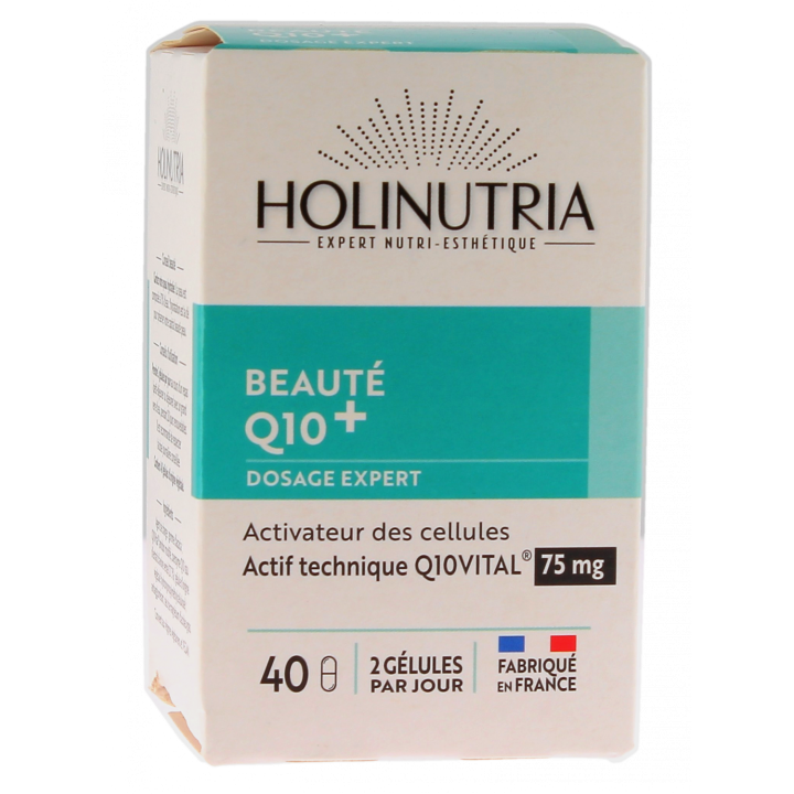 Schönheit Q10+ Holinutria - Packung mit 40 Kapseln