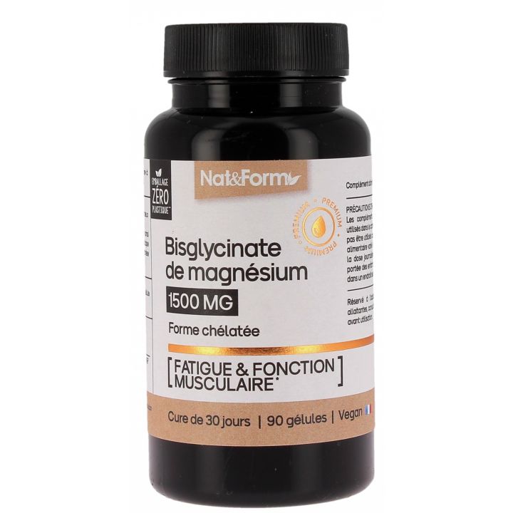 Bisglycinat Magnesium 1500mg Nat&Form