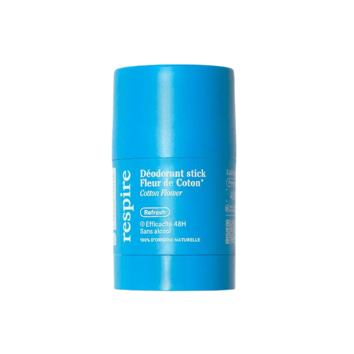 Effektives 48h Bio-Baumwollblüten-Deodorant Solid Respire