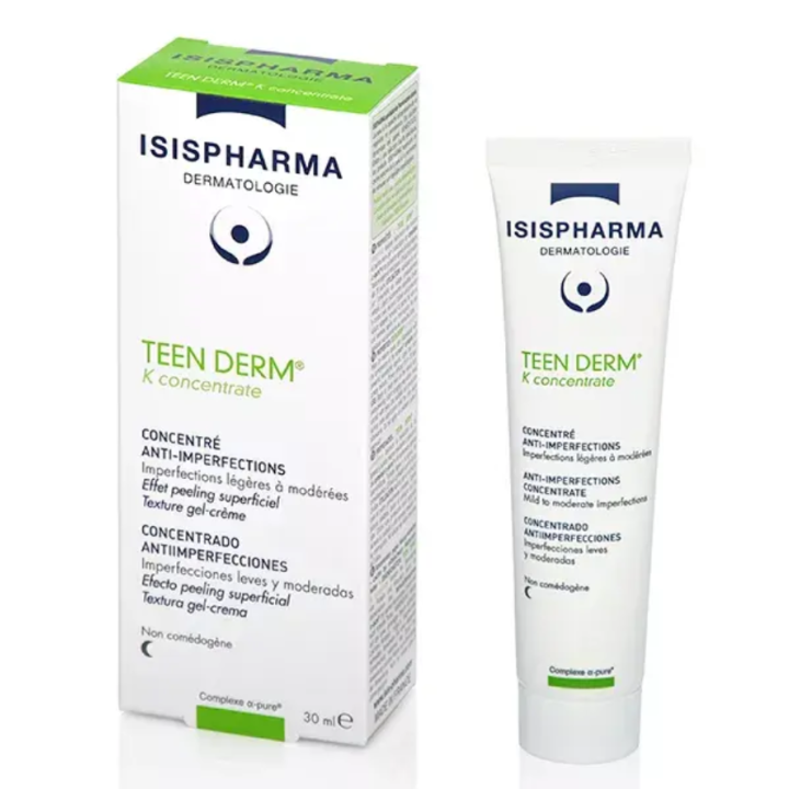 Teen Derm K Concentrate Anti-Unreinheiten Isispharma - Tube mit 30 ml