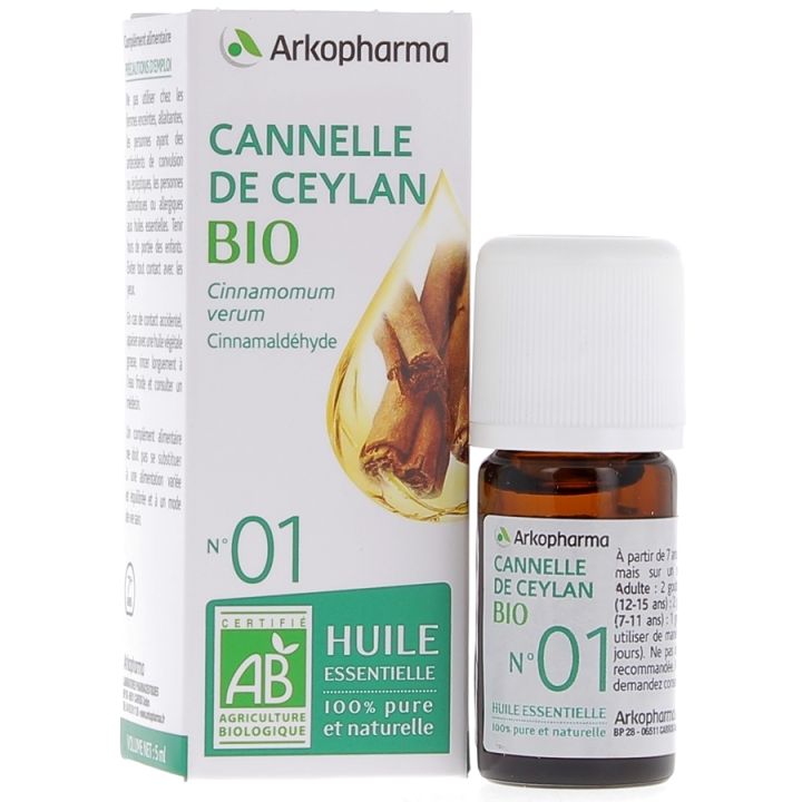 Bio Zimtöl Ceylon Nr. 01 Arkopharma - 5 ml Flasche