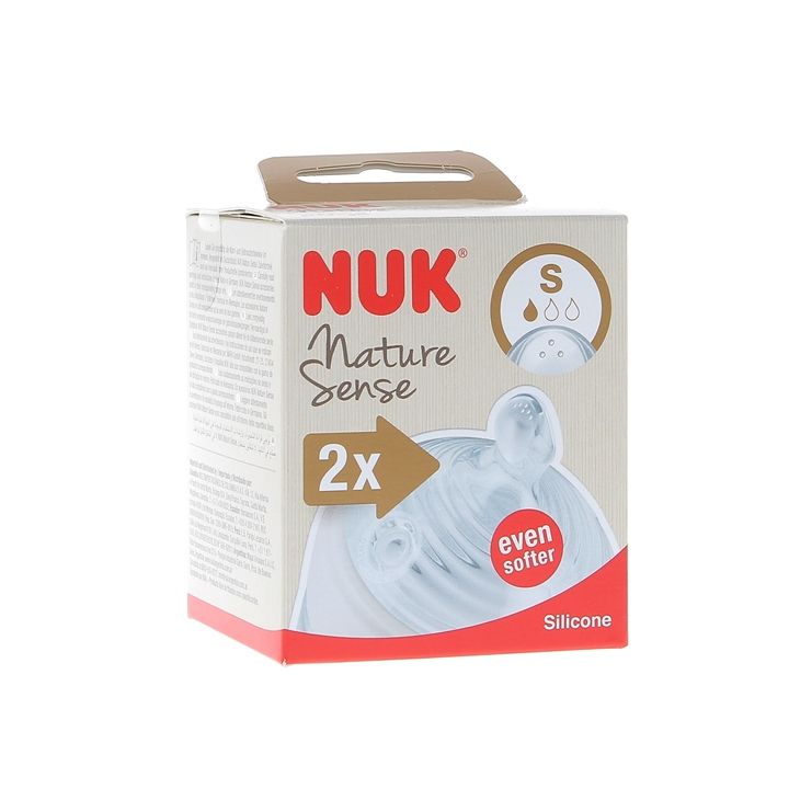 Nature Sense Silikon-Schnuller NUK - 2er-Pack Schnuller