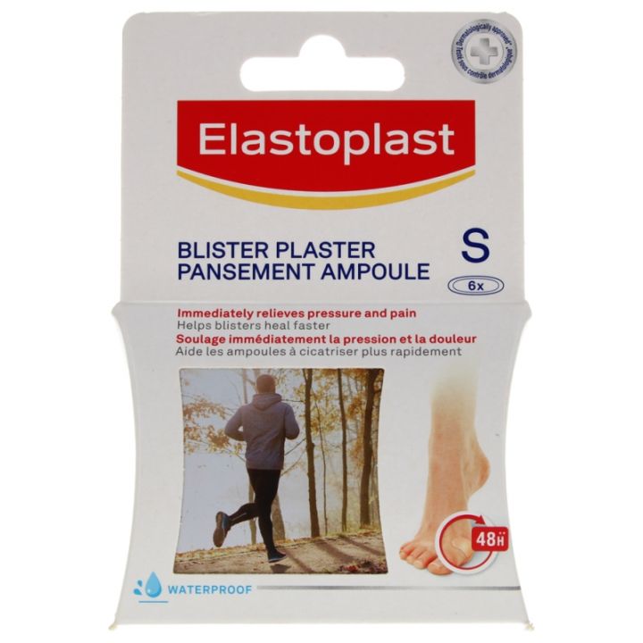 Blasenpflaster Elastoplast - Schachtel mit 6 kleinen Pflastern