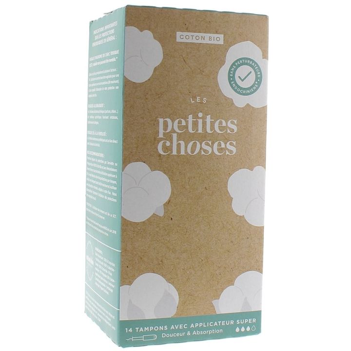 Super Tampons mit Applikator Die kleinen Dinge - Box mit 14 Tampons
