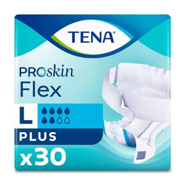 ProSkin Flex Schutz mit Gürtel L Tena - Packung mit 30 Schutzvorrichtungen
