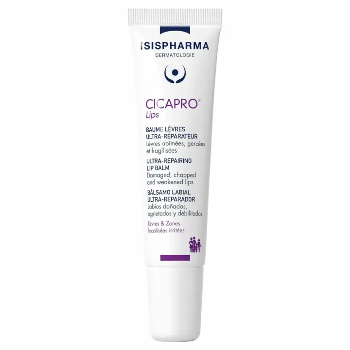 Cicapro Lippenbalsam ultra-reparierend Isispharma - Tube mit 15ml