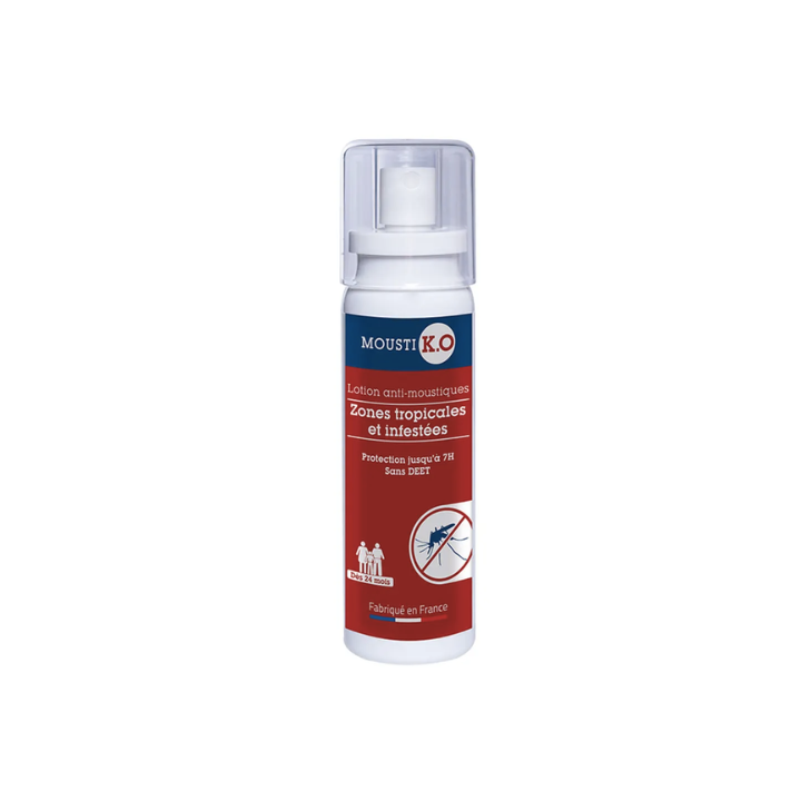 Mousti K.O Mückenabwehrlotion Grüne Marke - Flasche mit 100 ml