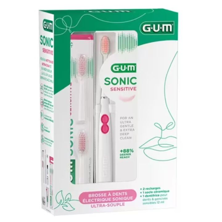 Sonic sensitive elektrische Schallzahnbürste ultraweich Gum